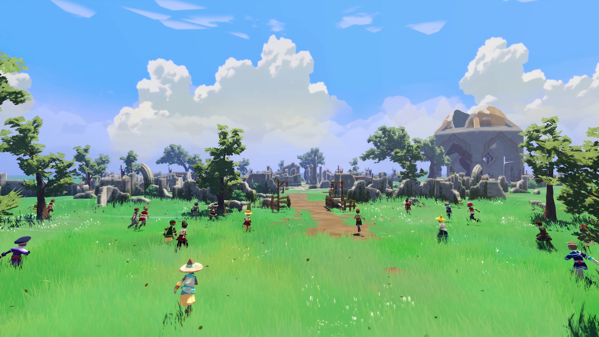 A settlement in BitCraft.